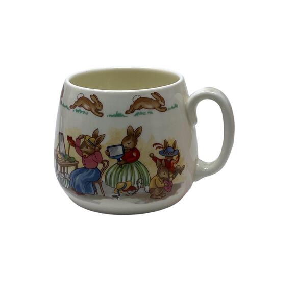 BUNNYKINS Royal Doulton Child's Cup Mug Fine Bone China Made in England Vintage - Picture 1 of 5